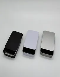 حجم 90 × 60x21mm مربع تخزين منزلق صغير النعناع Mini Metal Case Gift Lip Balm Tin Box1261184