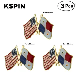 Brooches U.S.A. Panama Frendship Lapel Pin Pins 플래그 배지 브로치 배지