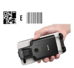 Scanners Repaired EYOYO 2D Back Clip Portable Bluetooth Barcode Reader 1D QR Data Matrix Code Image Scanner For Android IOS System