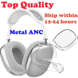 For Metal Material AirPods Max Airpods pro Maxs original quality with ANC headphone Accessories Waterproof Protective case Protective Headphone Travel Case