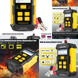 New Konnwei KW510 12V 5A Vollautomatischer Tester Puls Ladegerät Wet Trockensäure Auto Batterie -Reparaturwerkzeug Agm Gel