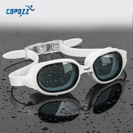 Copozz Schwimmbrillen Myopie 0-1,5 bis -7 Herren Anti Nebel UV Schutz wasserdichte Schwimmbrillen Dioden Schwimmbrillen 240425