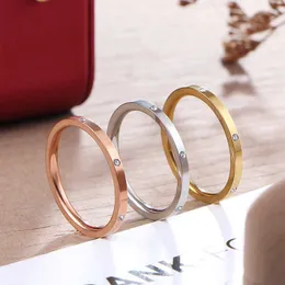 True Love Golden Wedding Ring Ring for Women With A of Lussy and Minimalist Style Diamond Inlay con anelli originali del carrello