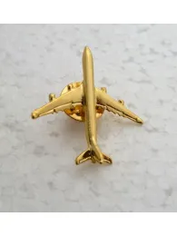 Щетки A320 A340 350boing777 A330 Goldsier Airbus Aviation Badge 2.8*3,1 см, подлинные пилотные значки самолеты.