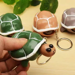Klasyna Lanyards żółwia na brelok do głowy uderzającą zabawkę Squishy Squeeze do redukcji stresu dla mężczyzn