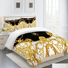 Постилочные наборы роскошного эсинамера современный барокко король с двуспальной кровать