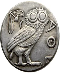 G04ancient Athens Greek Silver Drachm Atena القديم العملة اليونانية لطيفة الجودة العملات البيع بالتجزئة كاملة 8254972