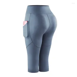 Shorts attivi Donne rapide pantaloni della tuta asciutti ad alti pantaloni elastici che eseguono abbigliamento sportivo yoga pilates leggings pieghevoli fitness capris femminile