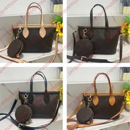 Women tote bag Designer never handbag full bb tote nf Leather 2-pc With coin purse Shoulder crossbody bags Hobo Clutch wallet ladies messenger Satchels dhgate