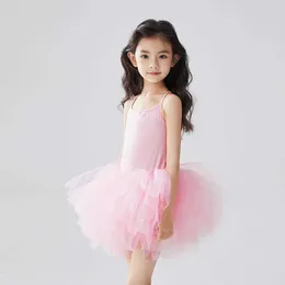 H3TS Tutu Dress Yeni Kız Balesi Tutu Elbise 2-8 YS Moda Profesyonel Çocuklar Dans Partisi Elbise Performans Kostümü Prenses Gelinlik D240507