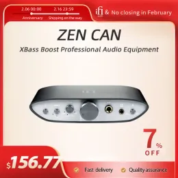 Усилитель ifi zen может сбалансированное ушельчительное усилитель для наушников Hifi Music Power Unficement Xbass Boost Профессиональное аудиооборудование