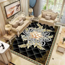 Modern enkel inträdesmatta vardagsrum matta soffa golvändbord geometriskt abstrakt kristall sammet hushåll 240424