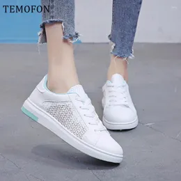 Scarpe fitness Temofon Sneaker traspiranti donne donne sport che corre un cesto bianco casual femme 2024 hvt1247