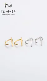 Giappone Corea del Sud S925 Orecchini cerchio femminile Apertura di anello naso a barretto per piccolo oro regolabile Sier Lady64574057324196