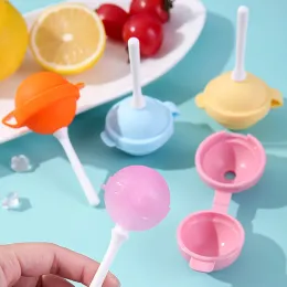 Verktyg lollipop silikon islåda popsicle mögel mini glass maker is mögel hushåll popsicle boll diy mögel hemlagad popsicle verktyg