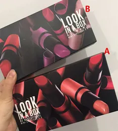 Brand makeup lipstick Set Look IN a BOX mini lipstick set 5pcsset Matte 2 style High quality DHL 2625584