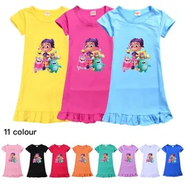 Pyjamas Nya barn och flickor Pyjamas Abby Hatcher Summer Baby Clothing Pyjamas Big Girls Pyjamas Childrens Pyjamasl2405