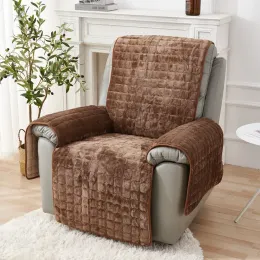 Linens 1 Seat Recliner Sofa Cover NonSlip Armchair Cover Super Soft Single Sofa Case Relax Chair Slipcover Funda Sillon Reclinable