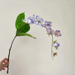 Dekoratif Çiçekler Yüksek Son Simülasyon Çiçek Asma İpek Crabapple Sahne Düzeni Ev İç Dekorasyon Pografi Props