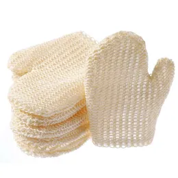 Handschuhe natürliche Duschbad Sisal Spa Scrubber Badezimmer Handschuhe 21*17 cm Zimmer