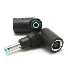 Right Angle Connector 7.4/5.0mm To 4.5/3.0mm DC Power Charger for HP Dell Blue Tips Copper Core Laptop Adapter