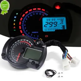 Części Nowy uniwersalny Koso LCD Digital Motorcycle Rx2N Proczemiernik Miernik Instrument Regulowany maks. 299 km/h 7colors pulpit nawigacyjny