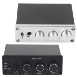 Konwerter ACQ3 Pro DAC Dekodowanie cyfrowego dekodera słuchawek Audio Wzmacniacz słuchawkowy ASB DAC DAC Dekodowane 24 -bitowe 192 kHz dla słuchawek 3,5 mm DC5V1A