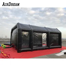 10MLX6MWX4MH (33x20x13.2ft) 휴대용 모바일 워크숍 에어 밀봉 된 풍선 자동차 스프레이 부스 페인트 텐트 및 판매 차고