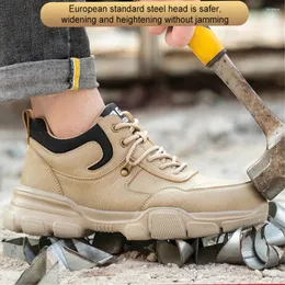 Boots Deodorant Four Seasons Work Men's Anti-smashing Steel Toe Safety Shoes Stab-proof Breathable Labor Insurance Man