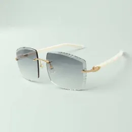 Nyaste stil avancerade designers solglasögon 3524022, högkvalitativ skärningslins azteks tempelglasögon, storlek: 58-18-135mm