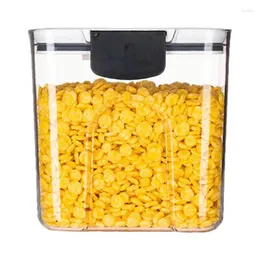 Garrafas de armazenamento de frescura à prova de derramamentos recipientes de cereais selados para alimentos seguros e saudáveis Solução dedicada grãos pequenos