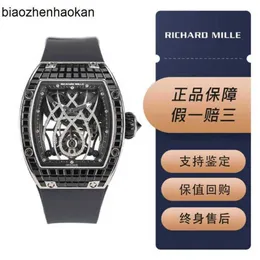 Richamills Watch RM1901 Natalie Portman Spider Tourbillon Global Limited Platinum Black Cleate Mens Masher Sports Machinery