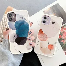 휴대 전화 14 13 12 Pro Case Heart Flowers Phone Case Case Case 12 11 Pro Max 8 7 Plus X XS Max XR Marble Soft TPU 범퍼 커버