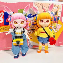 Bonnie Blind Box Obsisu1 112 BJD Bunny Podróż sreets anime figure modelu lalki figurki tajemnicze pudełko niespodzianka g 240506
