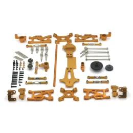 Arabalar WLTOYS 144001 144010 144002 RC Araç Metal Yükseltme Salıncak kolu direksiyon koltuğu arka tekerlek