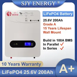 Klasse A 48 V 100AH LIFEPO4 Batterie Lithum 51,2 V 100000mAH Wandmontage Akku für die Garage -Ladestation für Haussysteme für das Haushaltssystem