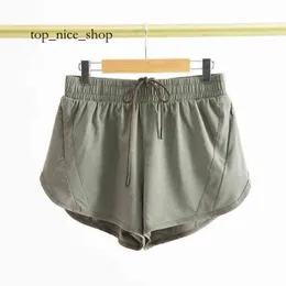 Lulushorts Lu Summer NWT Women Shortsルーズサイドジッパーポケットパンツジムワークアウトランニング衣料品フィットネスドローコードアウトドアヨガ23SS 7274