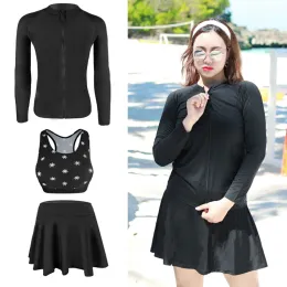 Костюмы Wisuwore 2023 Plus Size Женские спортивные купальники Rashguard