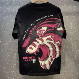 T -Shirt für Männer Goth Grunge Top Stickerei Mann Tee Hemden Grafik Anime lustig in s koreanischen Kleidung Polyester Y2K 240423