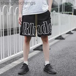 オリジナル1：1 Rhuder Trendy 20ss新しい限定レタープリントDrawcord 3M Reflective Casual Beach Shortsパンツのための高品質のデザイナーショーツ