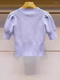 Dzianin Knitwear Japońska moda w stylu vintage Y2K Sweter Kobieta kardigan koreański styl letni 2024 Crop dzianin tkanina