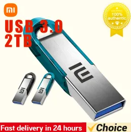 Azionamenti Xiaomi USB 3.0 Flash Drive ad alta velocità Pen Drive 2Tb 1Tb USB 3. 0 Memory Stick 512 GB Flash Pendrive Metal USB Disk per tabella PC