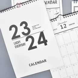 Calendario 2024 Calendario murale sospeso settimanale Monthly Daily Planner Organizer Organizzatore del calendario Pianificatore del calendario Mena Home Office Forniture