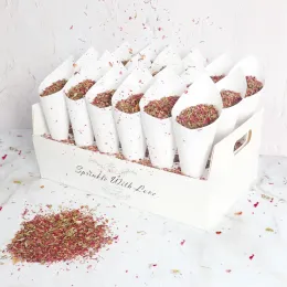 Украшение Kraft Paper Wedding Confetti Cone Holder Поддержка свадебного декора конфетти