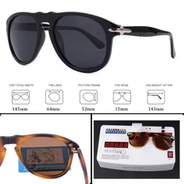 Luxo Assico Vintage Piloto Steve Estilo Polarizado Oculos de Sol Homem Condu