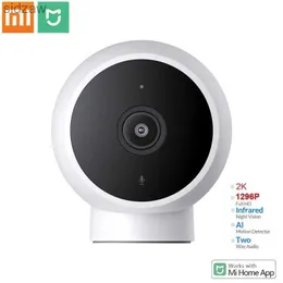 Minikameror Mijia Intelligent IP -kamera 2K 1296P WiFi Night Vision Bidirectional Audio AI Human Detection Network Camera Video Camera Baby Safety Monitor WX
