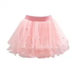 Платье пачки Summer Fashion Kid Girl Skirts Skirts Princess Stars Ballet Tutu Brand Berse Party Party Girl Юбка Эластичная одежда 5-12 лет D240507