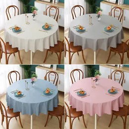 Table Cloth Round Waterproof And Oil Disposable Household Textile Home Act The Role Ofing Tablecloth_Jes467