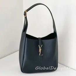 Womens Leather Purse Tote Bucket Bag Man Luggage Tofu Armpit Cross body Fashion Clutch Bag wallet Luxury Handbag LE 37 Hobo Le 5 A 7 Shoulder Bag Black Designer bag 7A