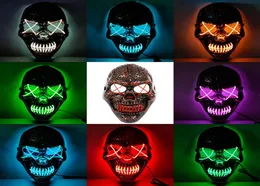 Halloween LED Cold Light Skull Mask Bar Secret Room Escape05676817